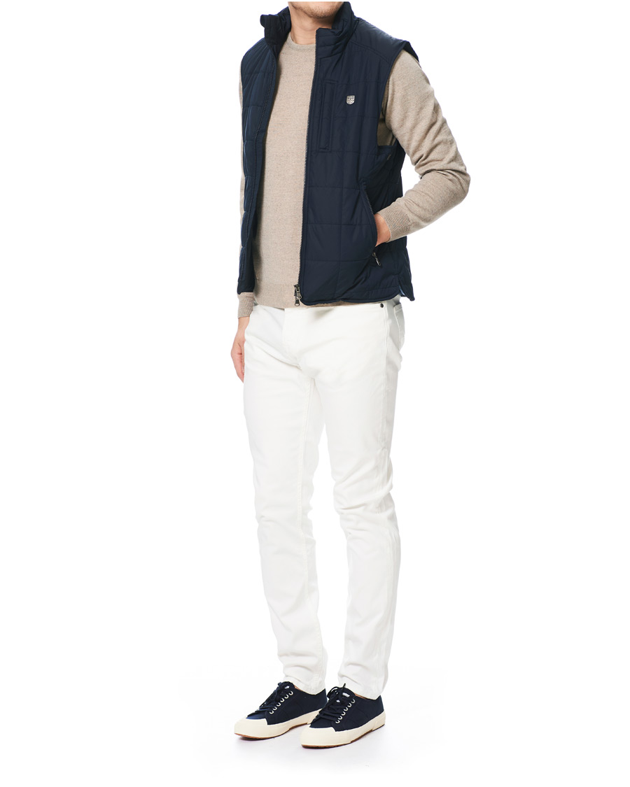 Herren | Jacken | Morris | Quilted Crew Vest Navy