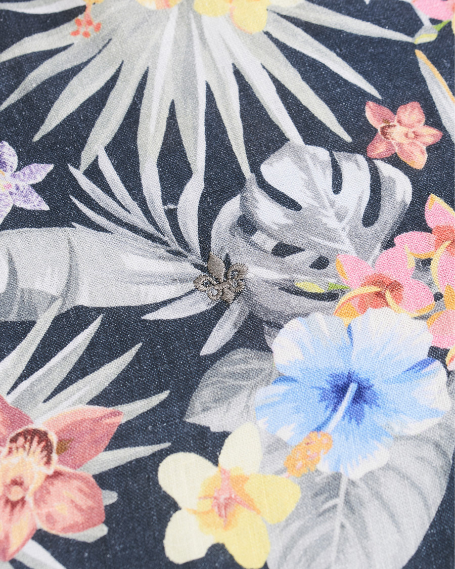 Herren | Hemden | Morris | Harvey Printed Flower Button Down Shirt Navy