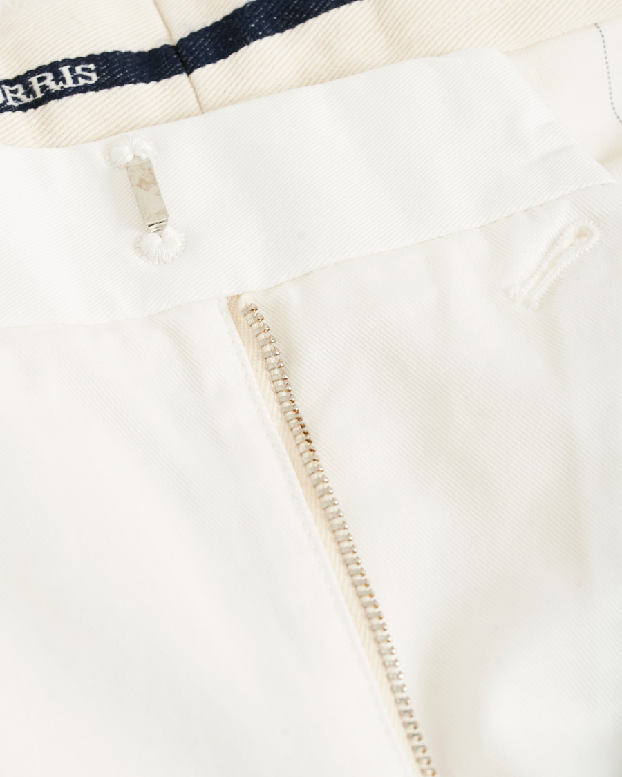 Herren | Hosen | Morris | Bernard Pleated Turn Up Trousers Off White
