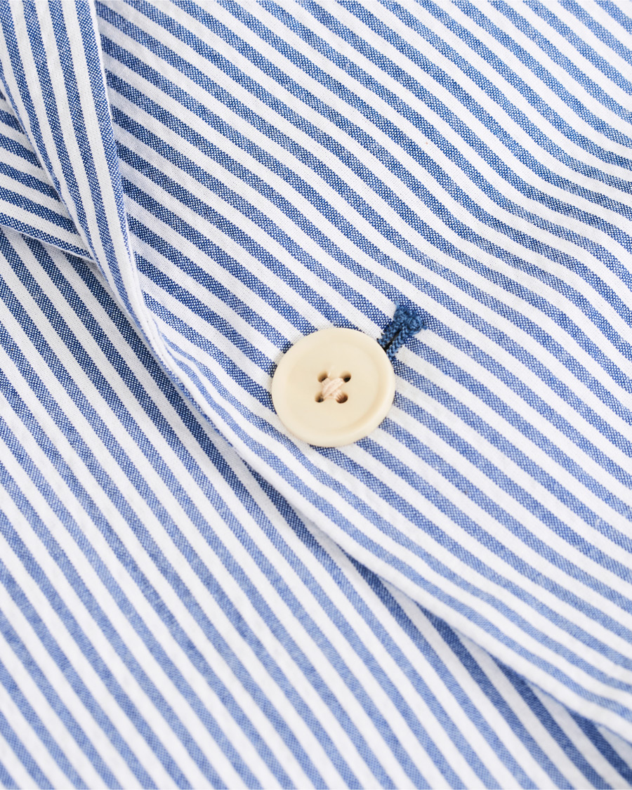 Herren | Sakkos | Morris | Resort Striped Seersucker Balzer Blue/White