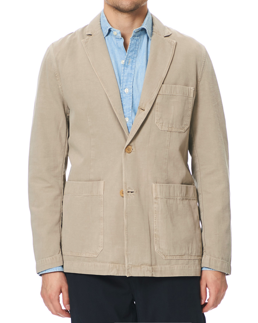 Herren | Sakkos | Morris | Claridge Cotton Blazer Khaki