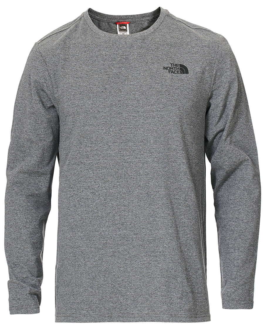 Herren | T-Shirts | The North Face | Simple Dome Long Sleeve Tee Heather Grey