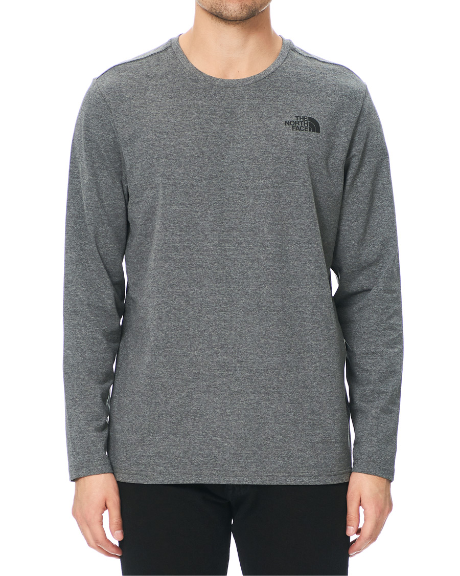 Herren | T-Shirts | The North Face | Simple Dome Long Sleeve Tee Heather Grey