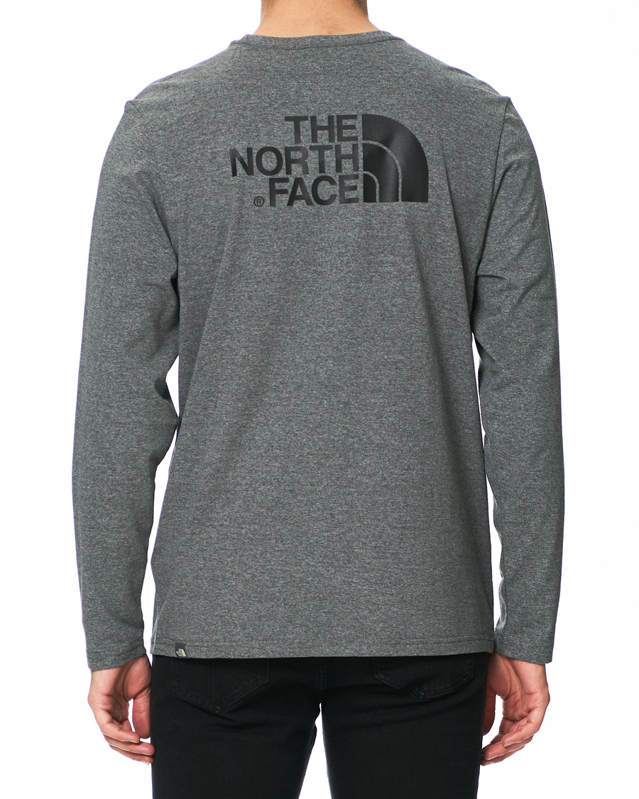 Herren | T-Shirts | The North Face | Simple Dome Long Sleeve Tee Heather Grey