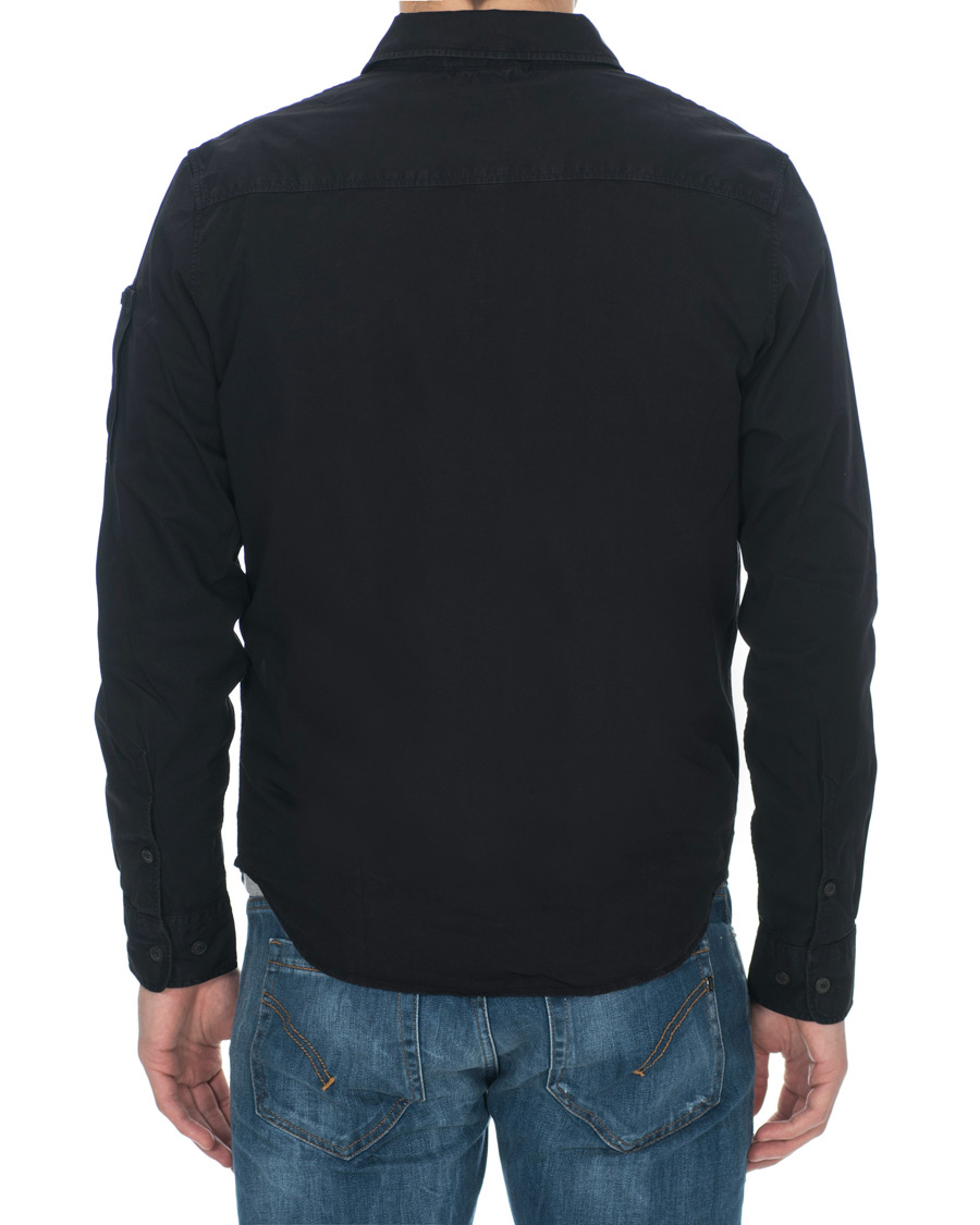Herren | Hemden | C.P. Company | Garment Dyed Gabardine Zip Shirt Jacket Eclipse