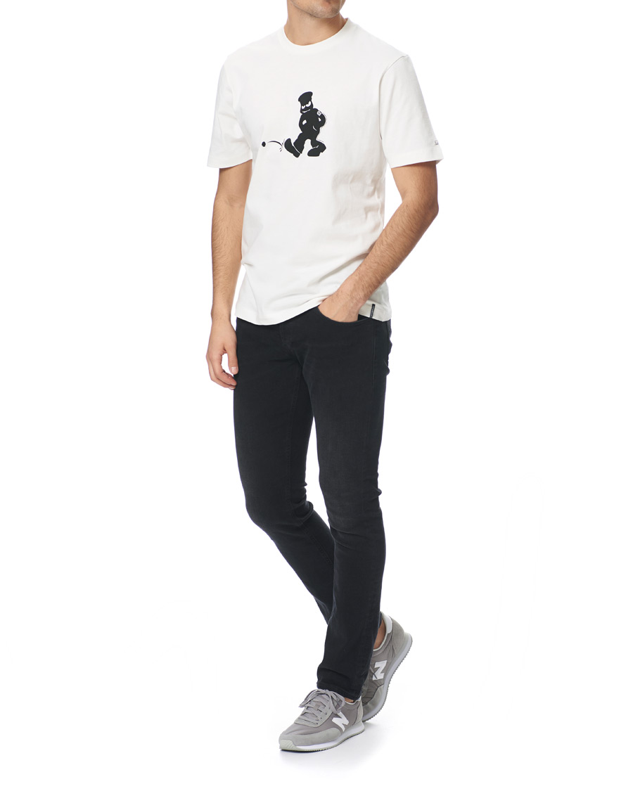 Herren | T-Shirts | C.P. Company | Comics And Cars Logo Tee Off White