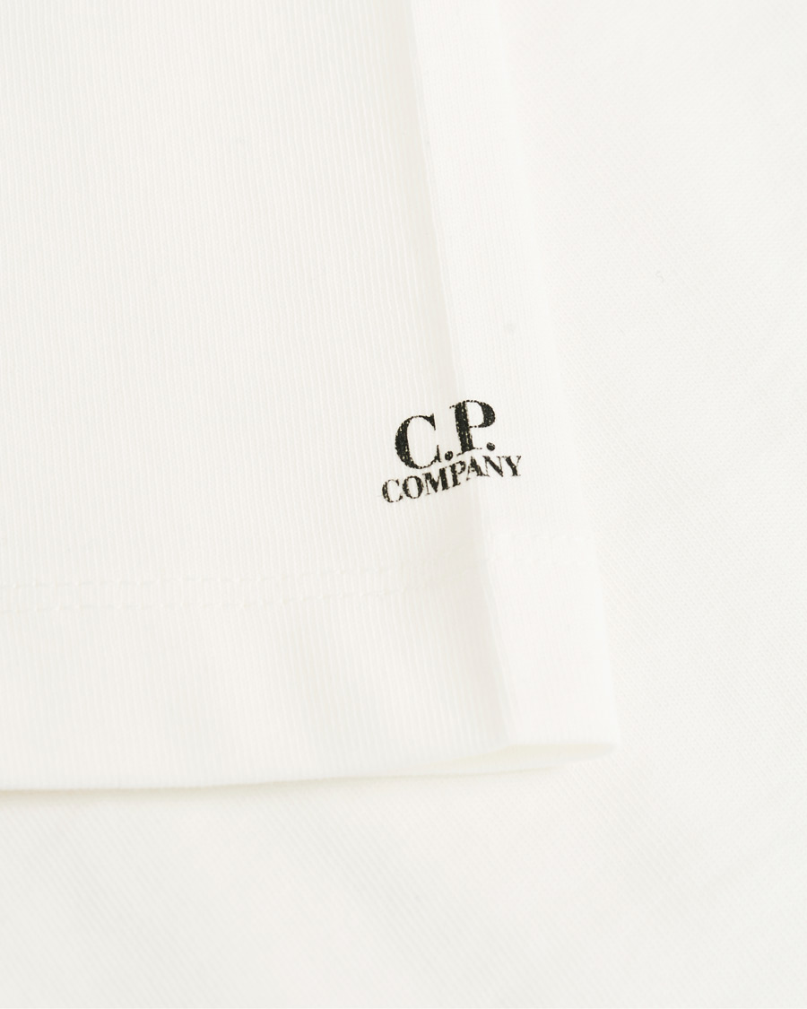 Herren | T-Shirts | C.P. Company | Comics And Cars Logo Tee Off White
