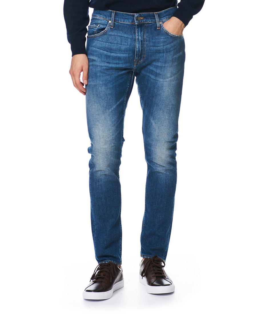 Herren | | Tiger of Sweden | Pistolero Stretch Organic Cotton Son Jeans Mid Blue