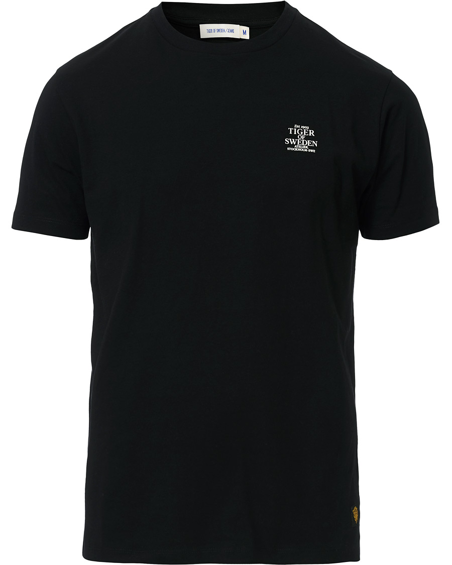 Herren | T-Shirts | Tiger of Sweden Jeans | Fleek Crew Neck Tee Black