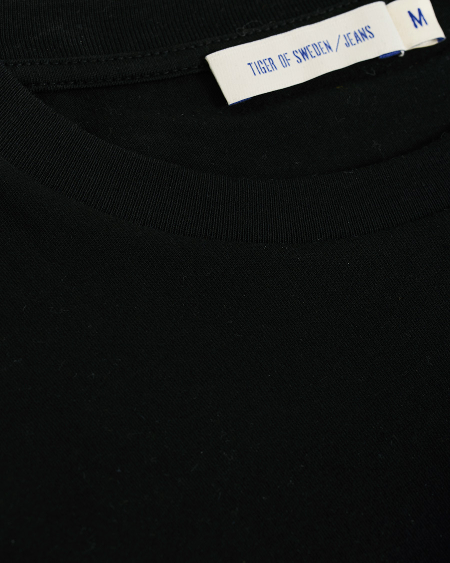 Herren | T-Shirts | Tiger of Sweden Jeans | Fleek Crew Neck Tee Black