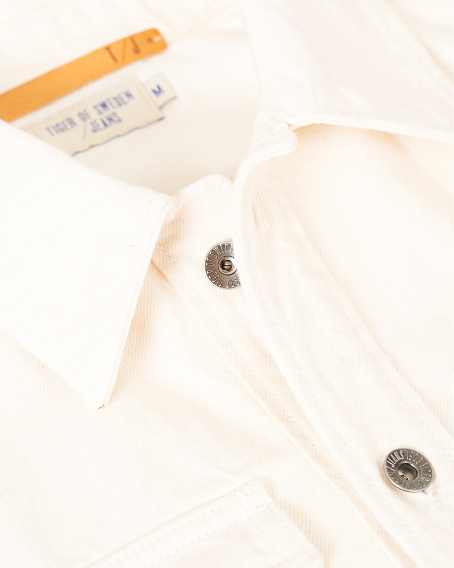 Herren | Jacken | Tiger of Sweden Jeans | Get Organic Cotton Denim Jacket Off White