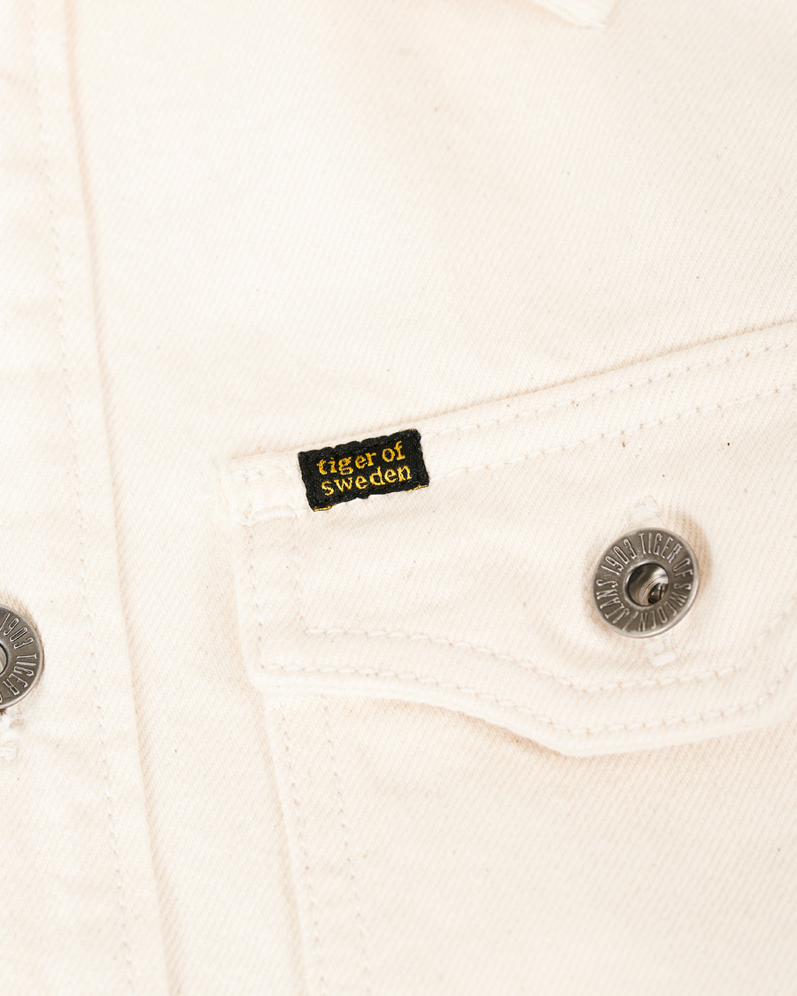 Herren | Jacken | Tiger of Sweden Jeans | Get Organic Cotton Denim Jacket Off White