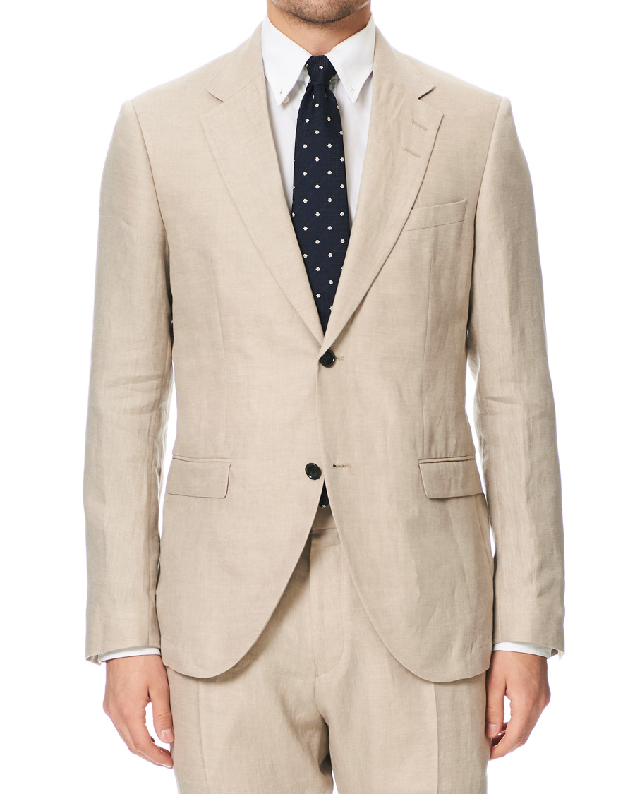 Herren | Sakkos | Tiger of Sweden | Jamonte Linen Suit Blazer Irish Cream