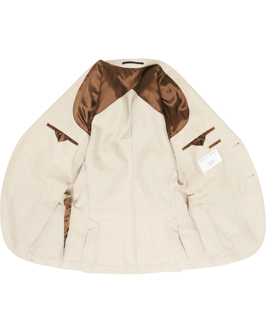 Herren | Sakkos | Tiger of Sweden | Jamonte Linen Suit Blazer Irish Cream