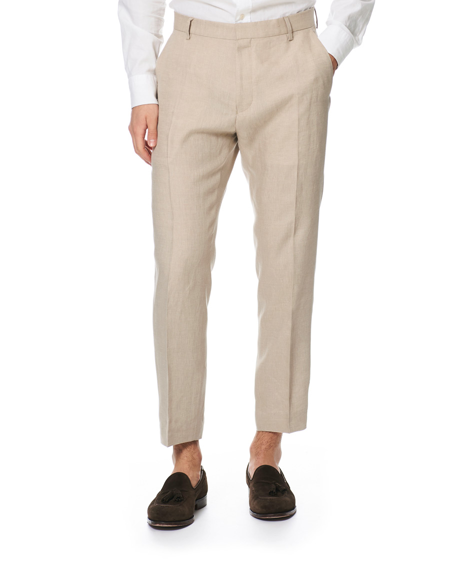 Herren | Hosen | Tiger of Sweden | Cone Linen Suit Trousers Irish Cream