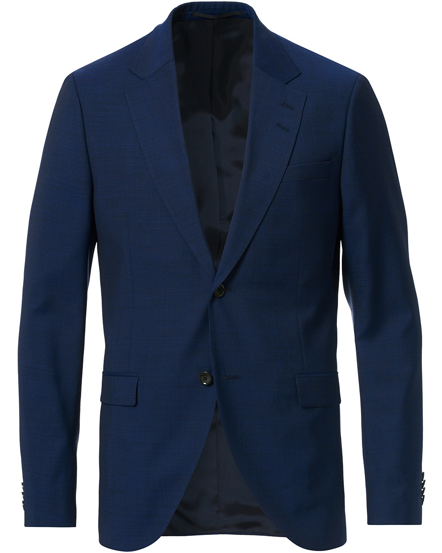 Herren | Sakkos | Tiger of Sweden | Jamonte Wool Suit Blazer Deep Ocean Blue