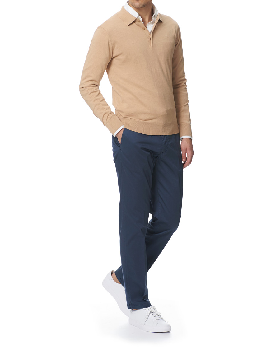 Herren | Hosen | Tiger of Sweden | Truman Satin Chinos Navy
