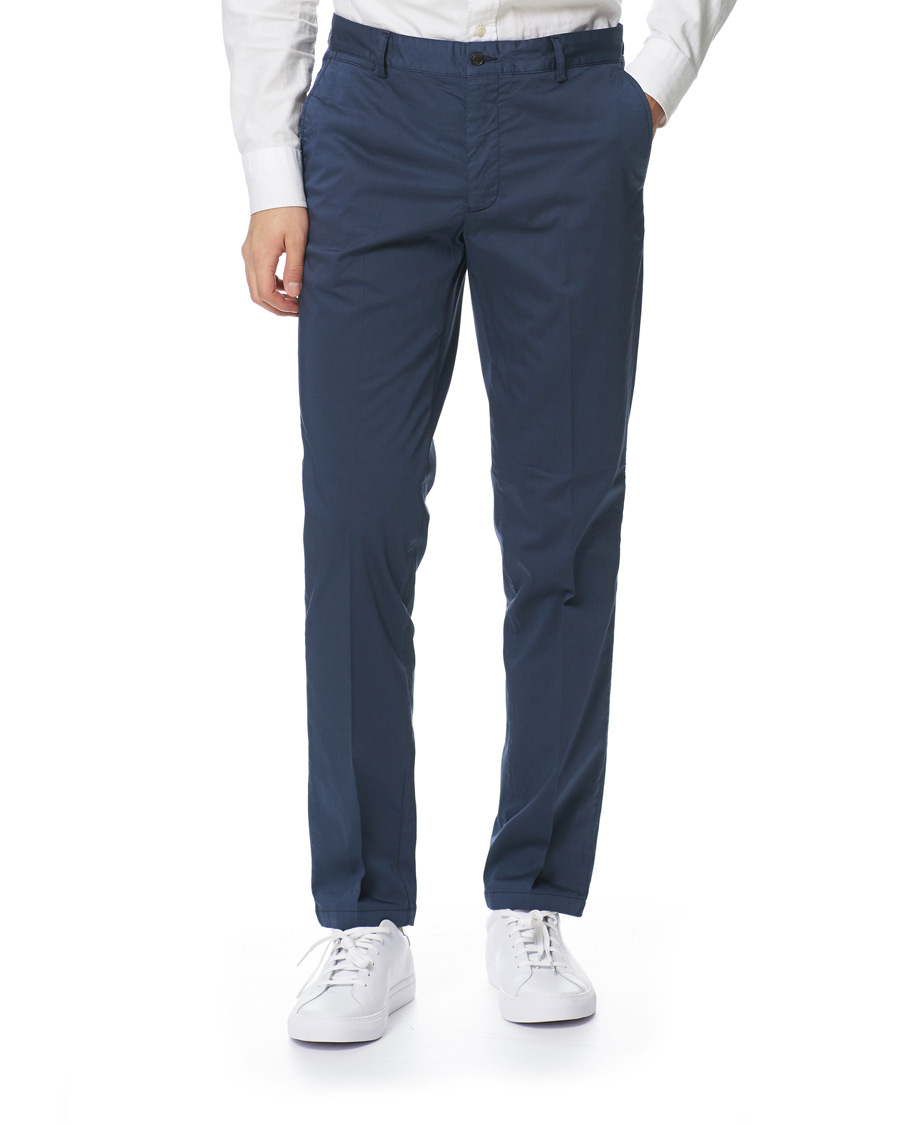 Herren | Hosen | Tiger of Sweden | Truman Satin Chinos Navy