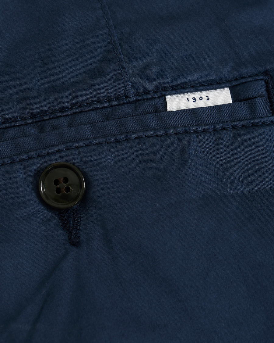 Herren | Hosen | Tiger of Sweden | Truman Satin Chinos Navy