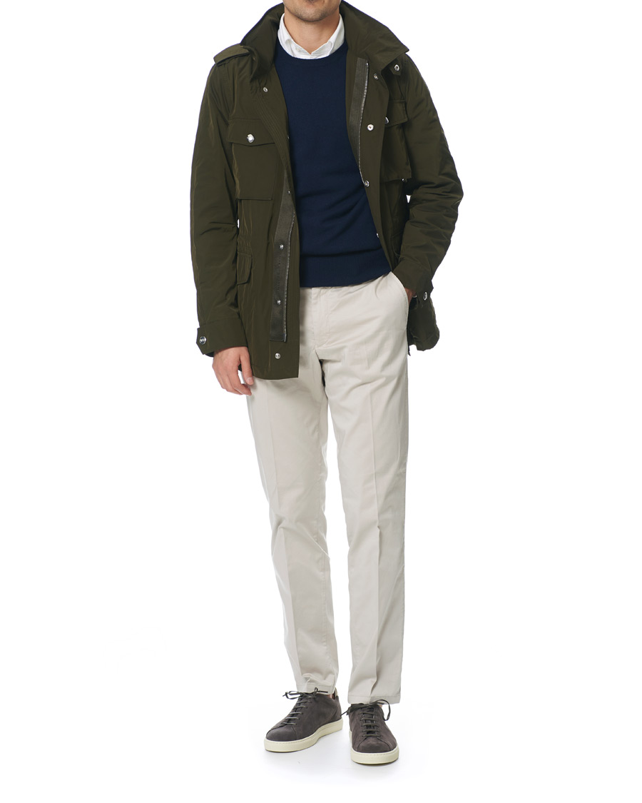 Herren | Hosen | Tiger of Sweden | Truman Satin Chinos Beige