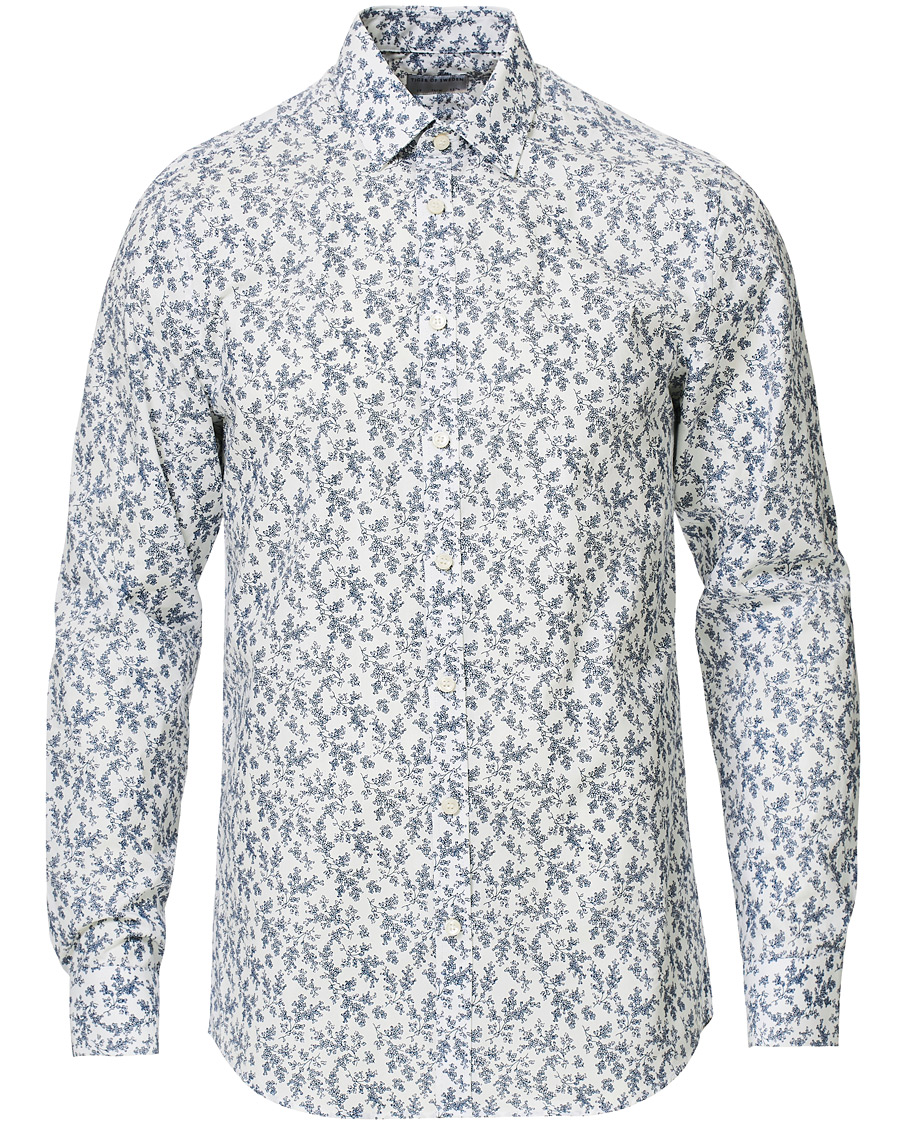 Herren | Hemden | Tiger of Sweden | Ferene Printed Flower Shirt White