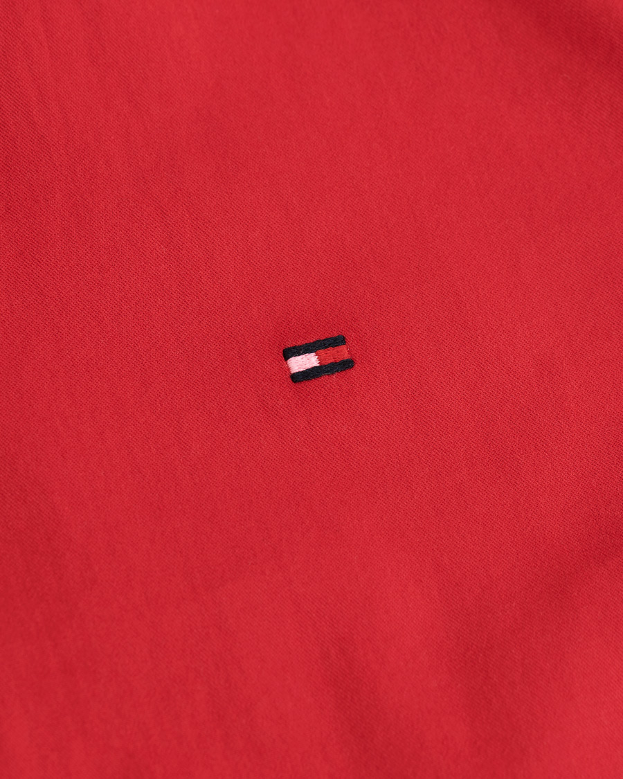 Herren | Hemden | Tommy Hilfiger | Slim Fit Garment Dyed Twill Shirt Primary Red