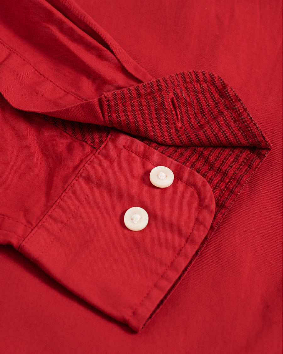 Herren | Hemden | Tommy Hilfiger | Slim Fit Garment Dyed Twill Shirt Primary Red