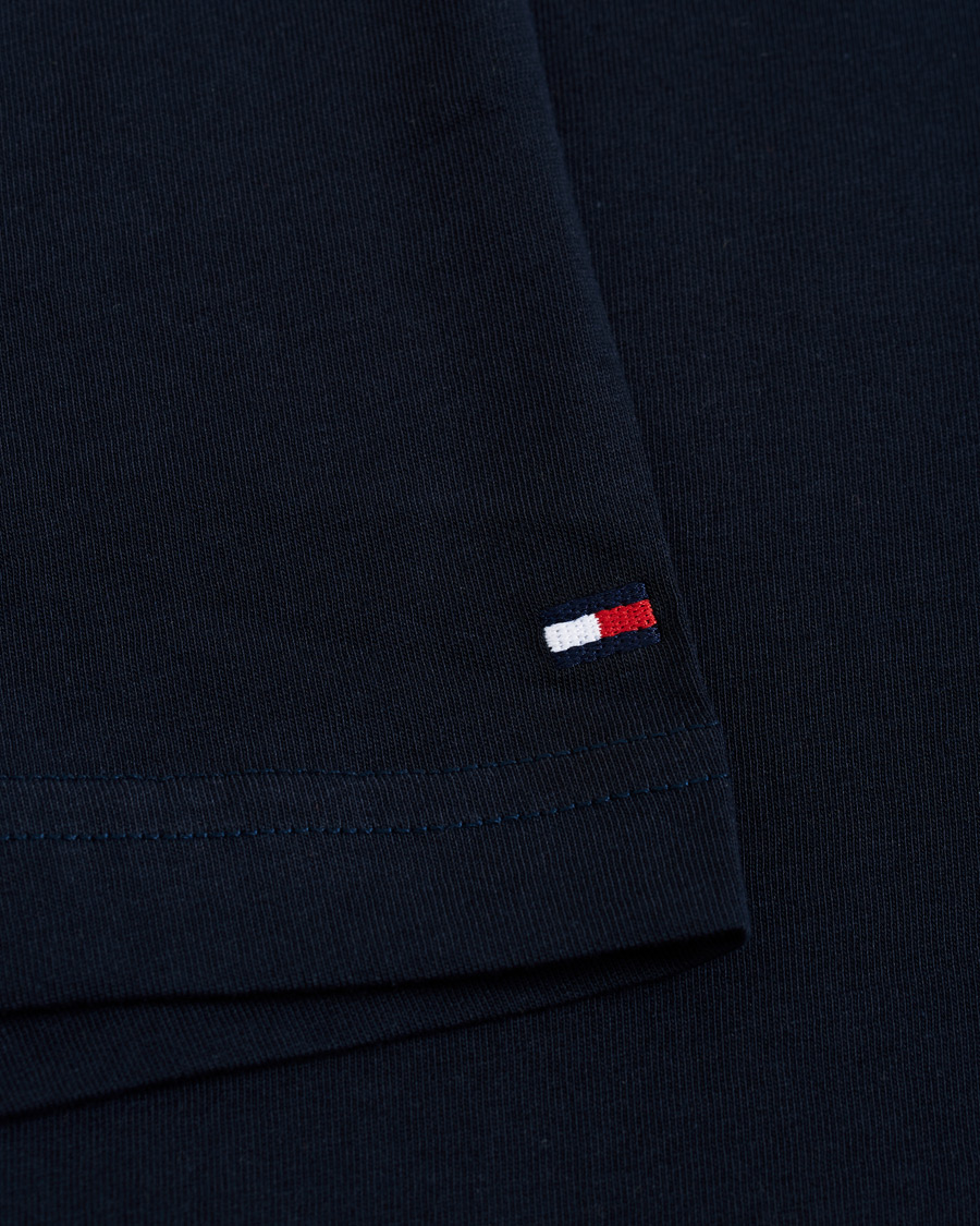 Herren | T-Shirts | Tommy Hilfiger | Organic Cotton Stripe Crew Neck Tee Desert Sky