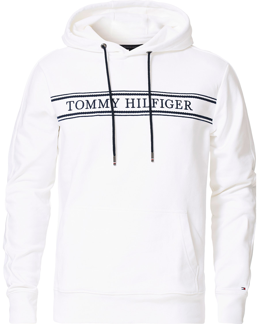 Herren | Pullover | Tommy Hilfiger | Artwork Hoodie White