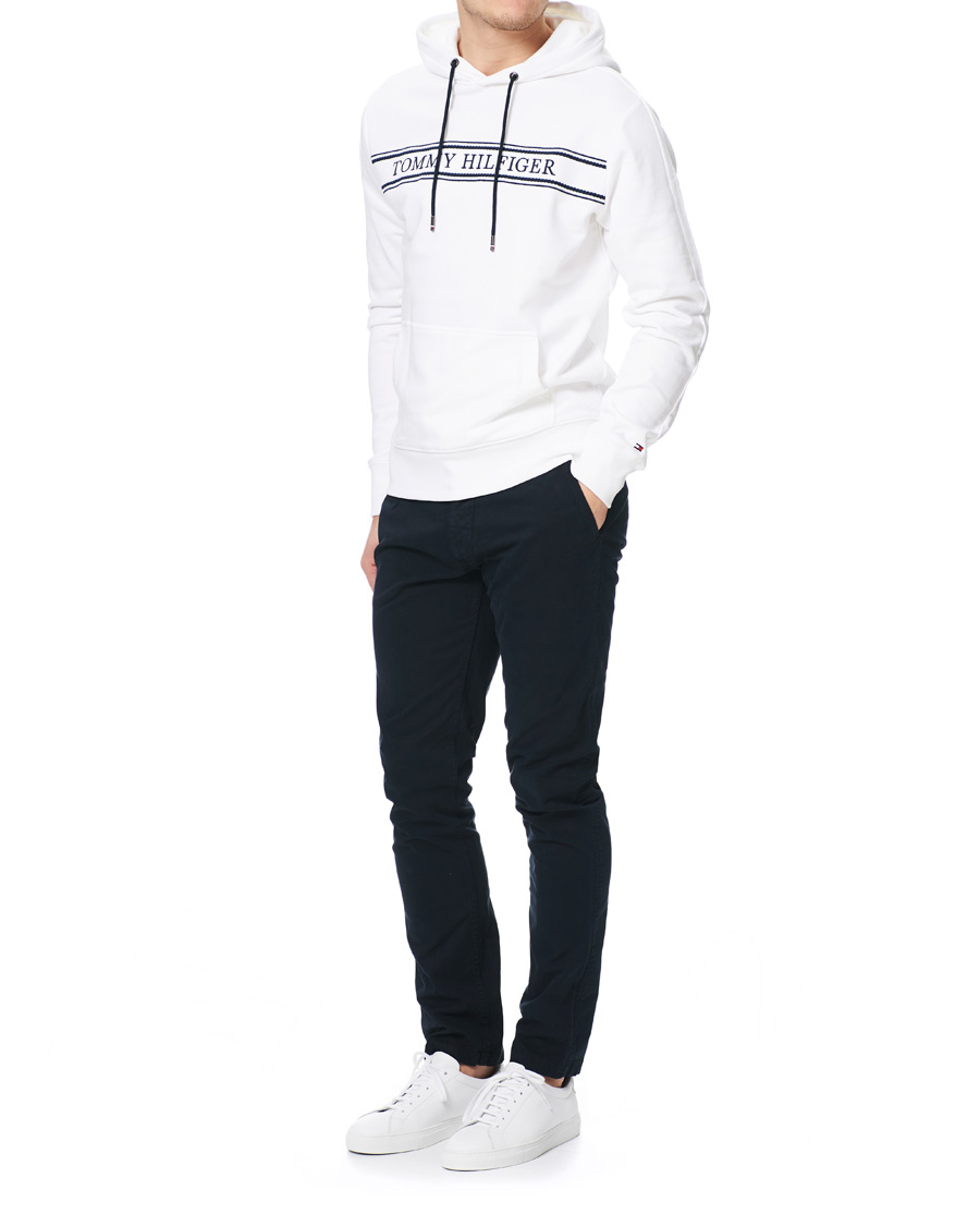 Herren | Pullover | Tommy Hilfiger | Artwork Hoodie White