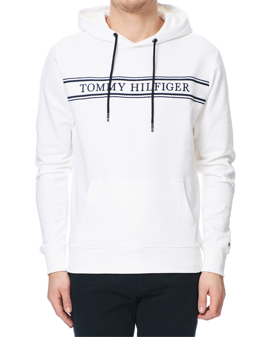 Herren | Pullover | Tommy Hilfiger | Artwork Hoodie White