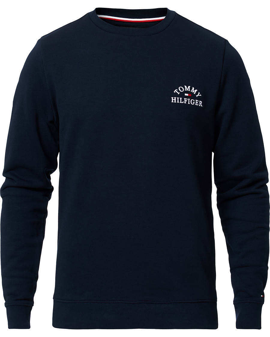 Herren | Pullover | Tommy Hilfiger | Embroidered Crew Neck Sweatshirt Desert Sky