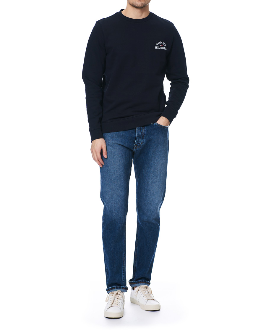 Herren | Pullover | Tommy Hilfiger | Embroidered Crew Neck Sweatshirt Desert Sky