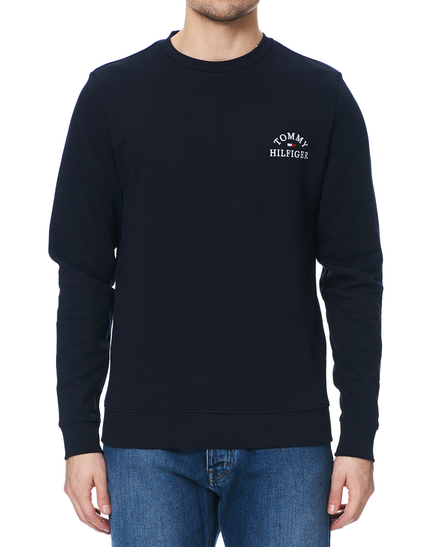 Herren | Pullover | Tommy Hilfiger | Embroidered Crew Neck Sweatshirt Desert Sky
