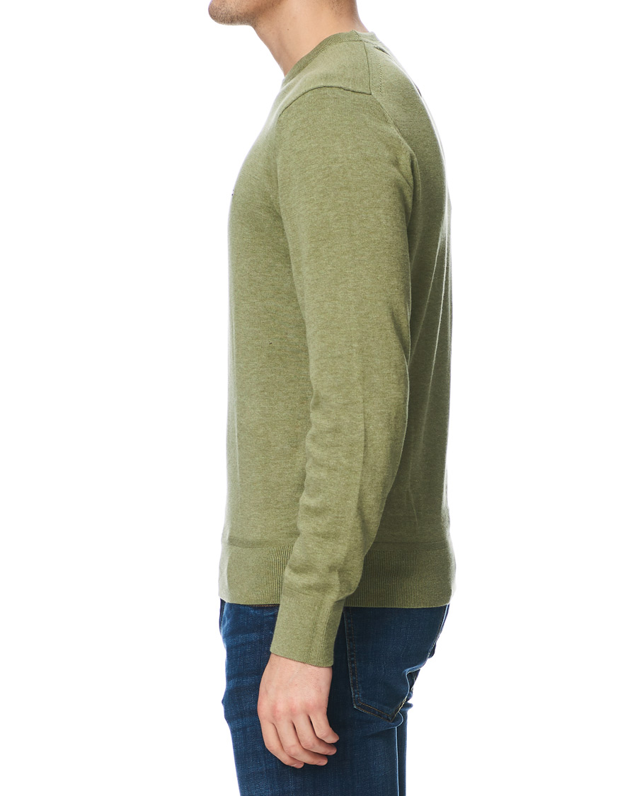 Herren | Pullover | Tommy Hilfiger | Organic Cotton/Silk Crew Neck Pullover Faded Olive