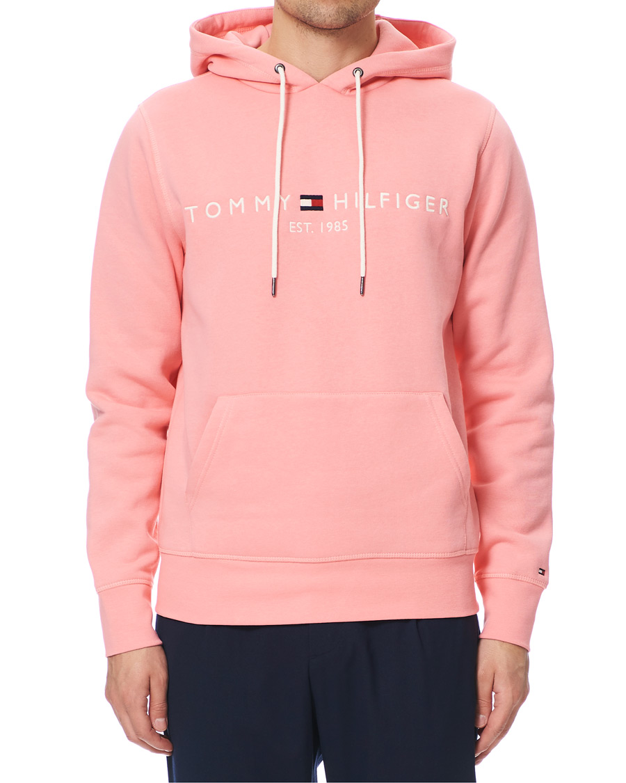 Herren | Pullover | Tommy Hilfiger | Logo Hoodie Pink Grapefruit