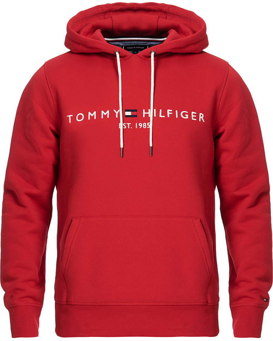 Herren | Pullover | Tommy Hilfiger | Logo Hoodie Primary Red