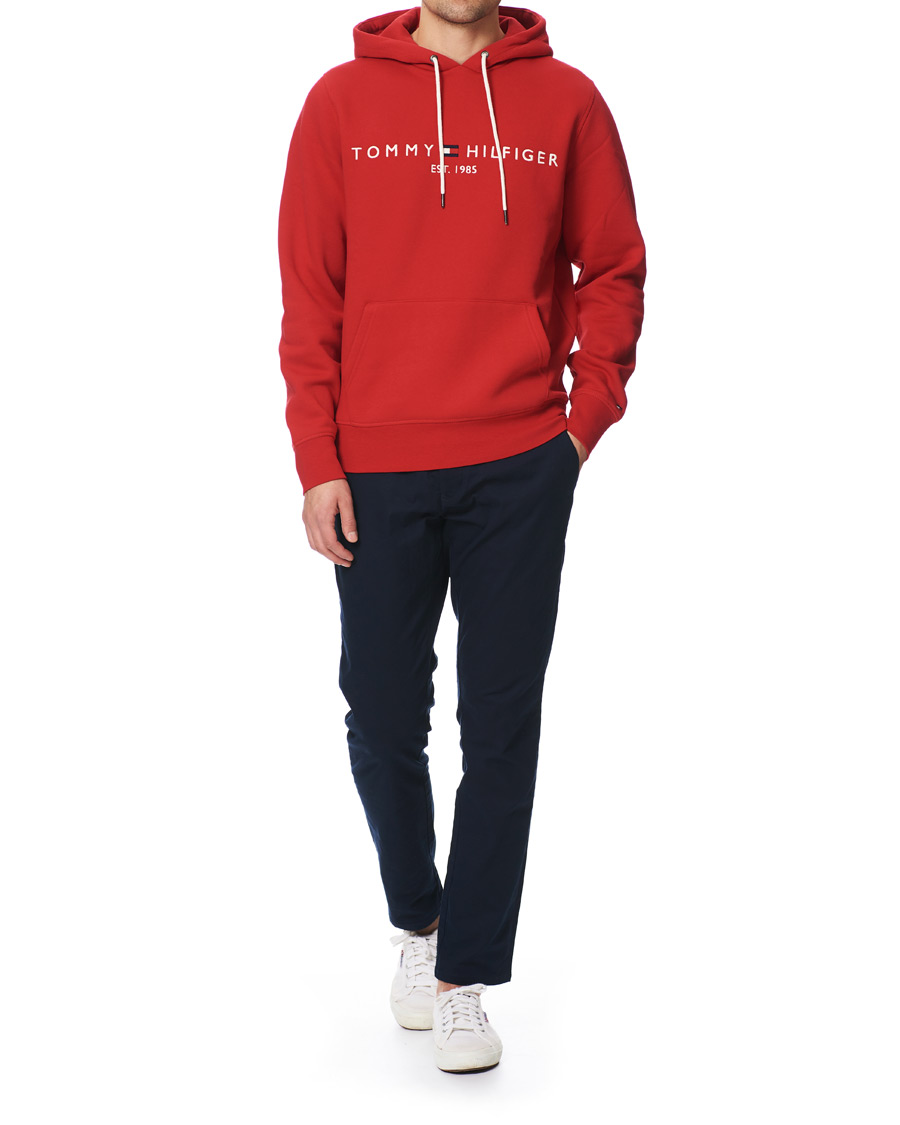 Herren | Pullover | Tommy Hilfiger | Logo Hoodie Primary Red