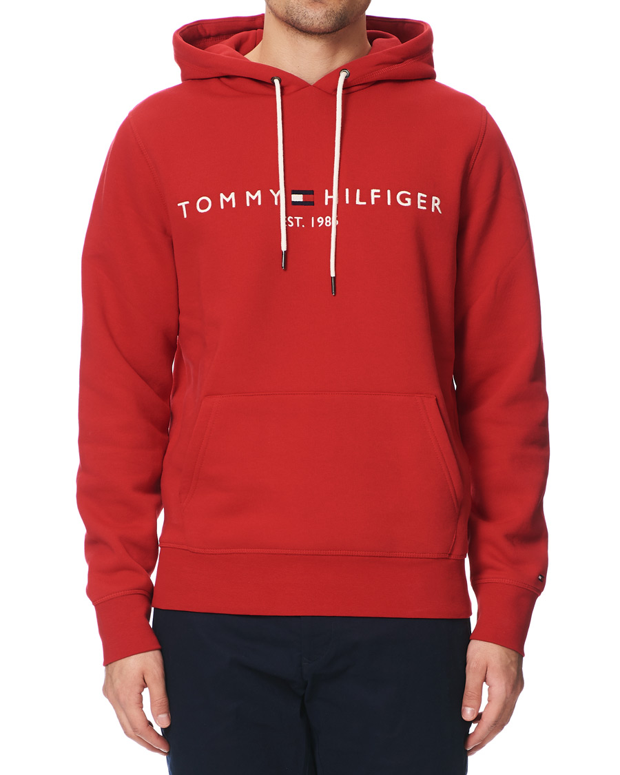 Herren | Pullover | Tommy Hilfiger | Logo Hoodie Primary Red