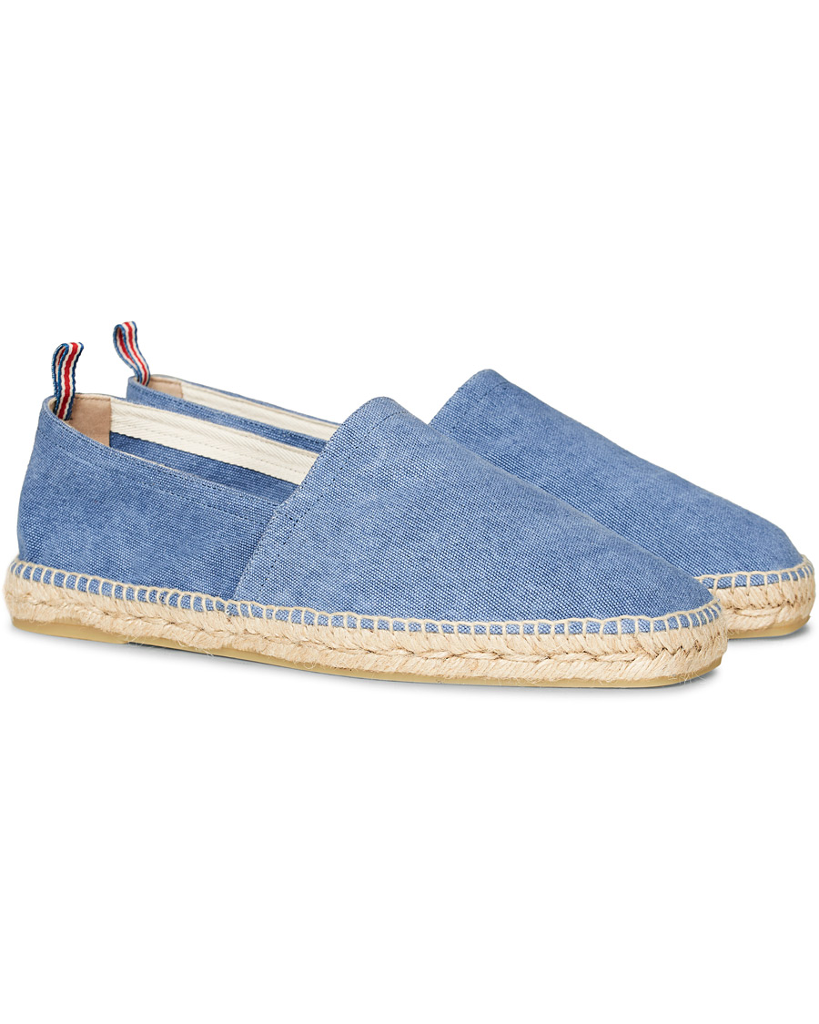 Herren | Castañer Pablo Washed Canvas Espadrilles Jeans Claro | Castañer | Pablo Washed Canvas Espadrilles Jeans Claro
