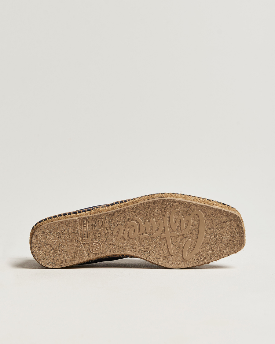 Herren | Castañer Pablo Casual Suede Espadrilles Azul Oscuro | Castañer | Pablo Casual Suede Espadrilles Azul Oscuro