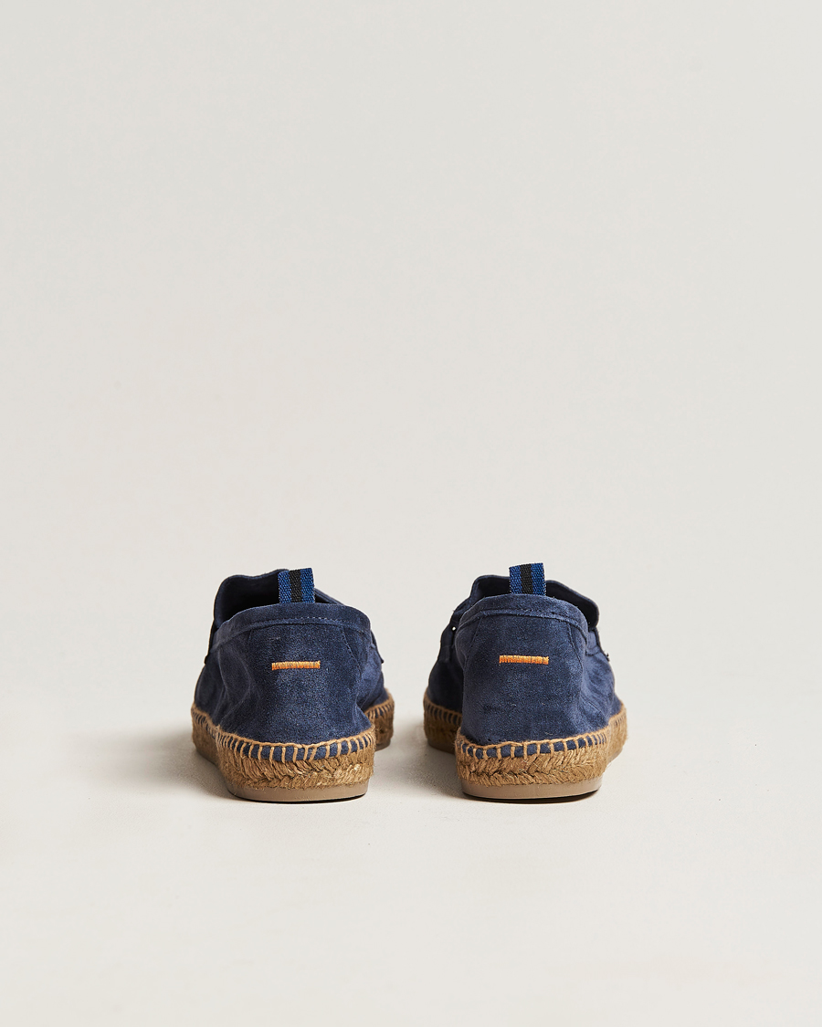 Herren | Castañer Nacho Casual Suede Loafers Azul Oscuro | Castañer | Nacho Casual Suede Loafers Azul Oscuro