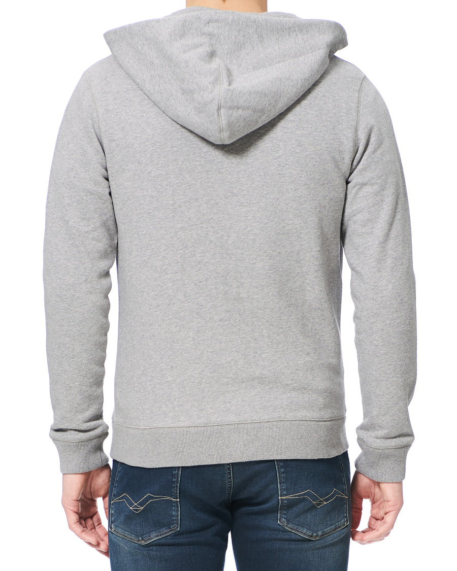 Herren | Pullover | Lexington | Michael Full Zip Logo Hoodie Grey Melange