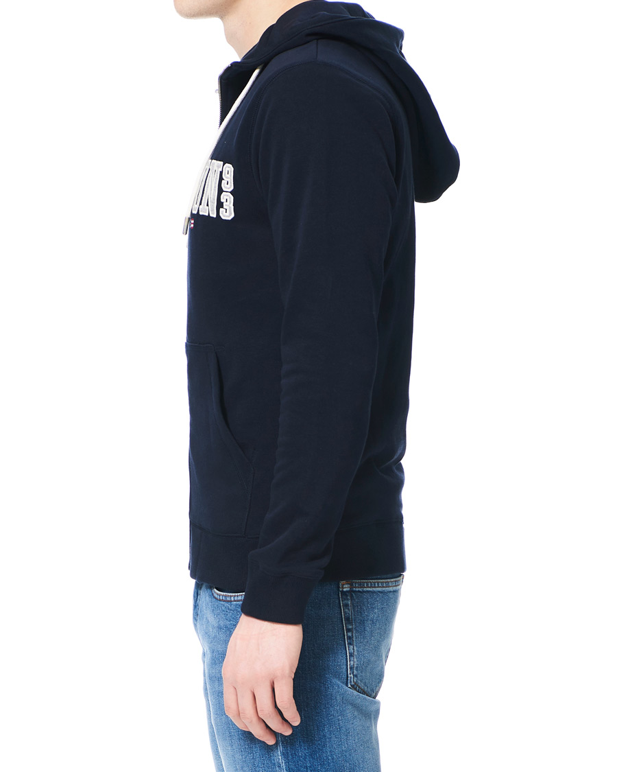 Herren | Pullover | Lexington | Michael Full Zip Logo Hoodie Dark Blue