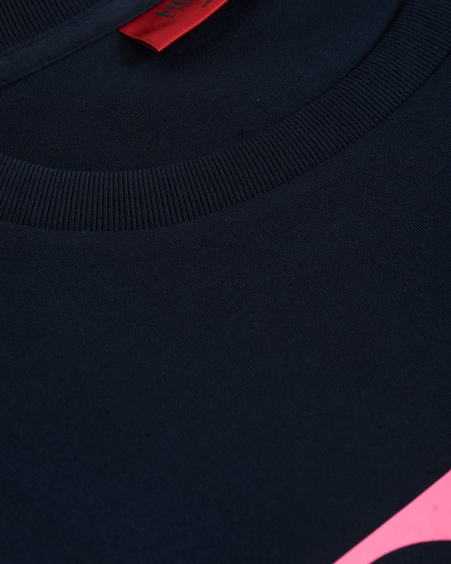 Herren | Pullover | HUGO | Dicago Crew Neck Logo Sweatshirt Dark Blue