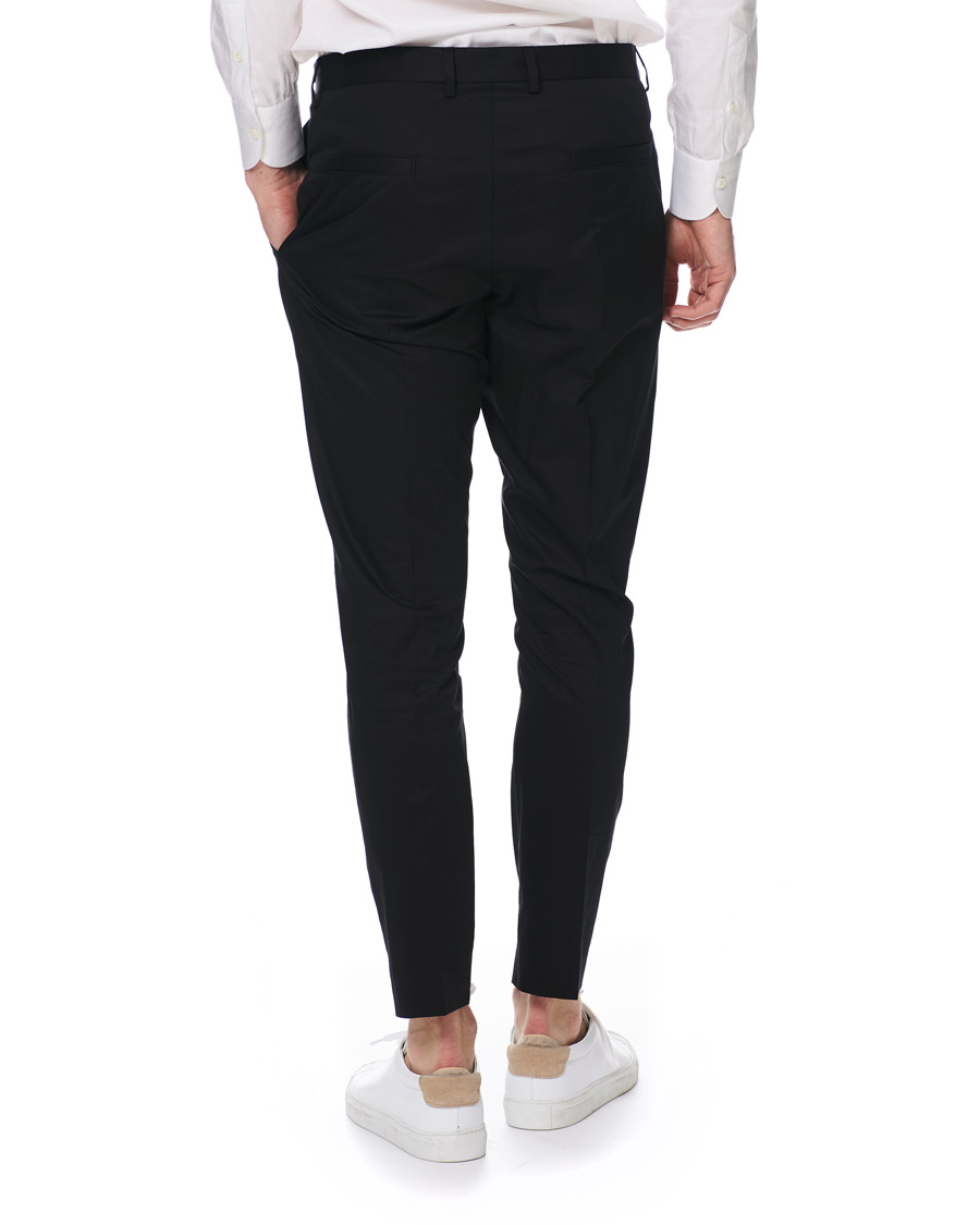 Herren | Hosen | HUGO | Gadu Pleated Stretch Pants Black