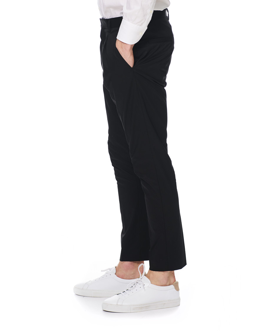 Herren | Hosen | HUGO | Gadu Pleated Stretch Pants Black