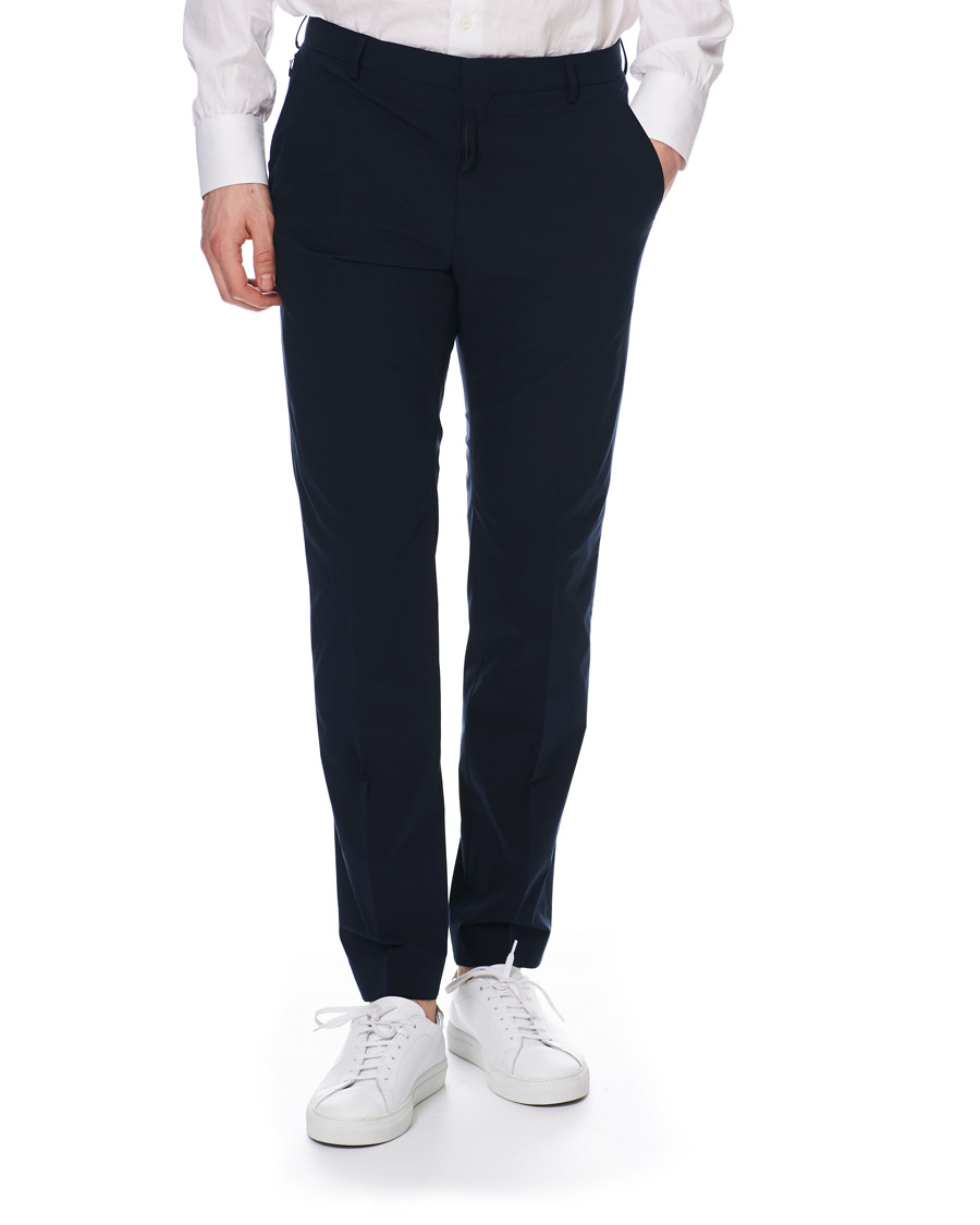 Herren | Hosen | BOSS BLACK | BOSS Barnes Travel Garment Stretch Tailoring Trousers Navy