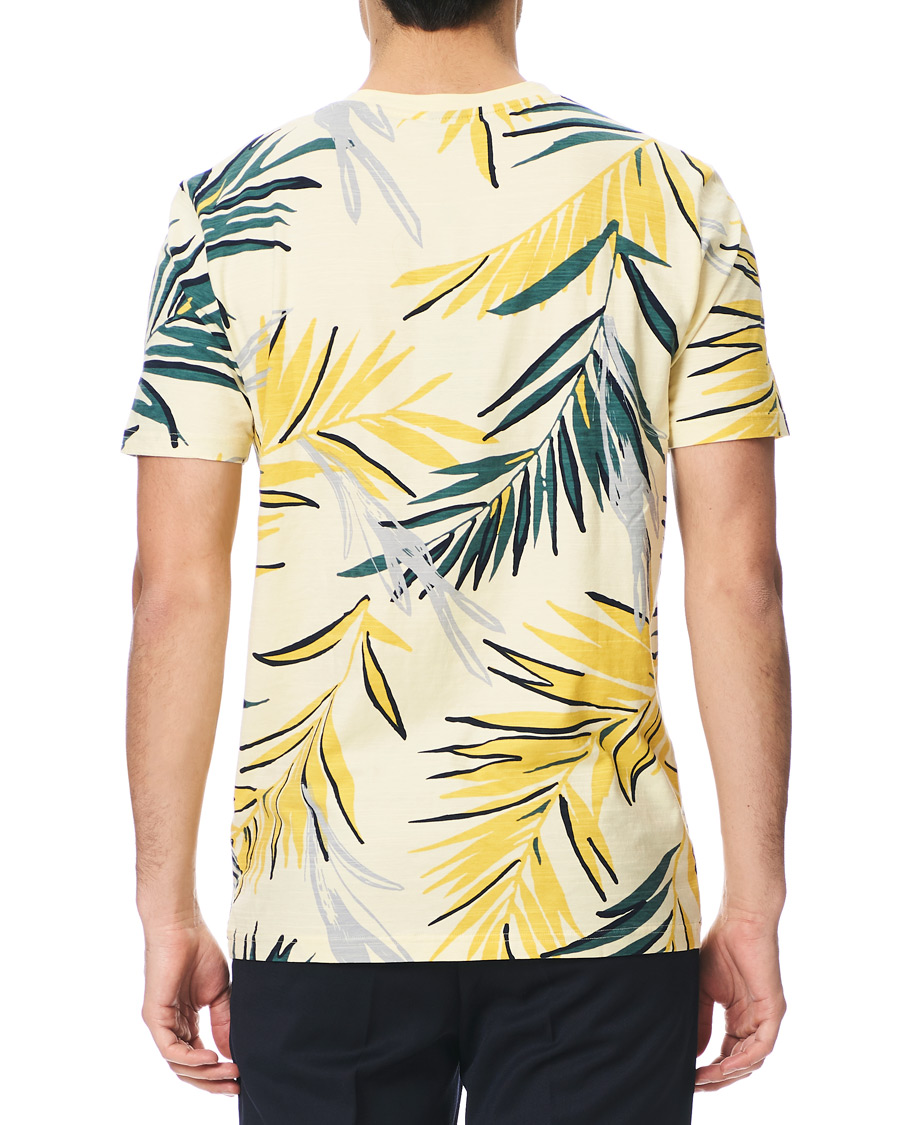 Herren | T-Shirts | BOSS ORANGE | BOSS Casual Teleaf Printed Tee Yellow