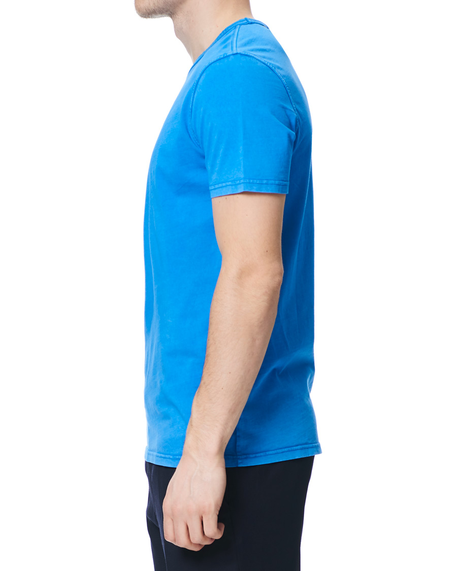 Herren | T-Shirts | BOSS ORANGE | BOSS Casual Tokks Garment Dyed Tee Light Blue